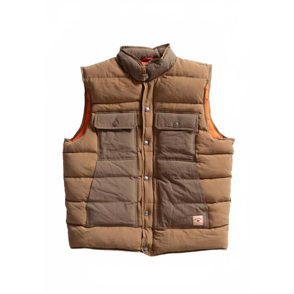 NEW IRON & RESIN men's maxwell vest in beige